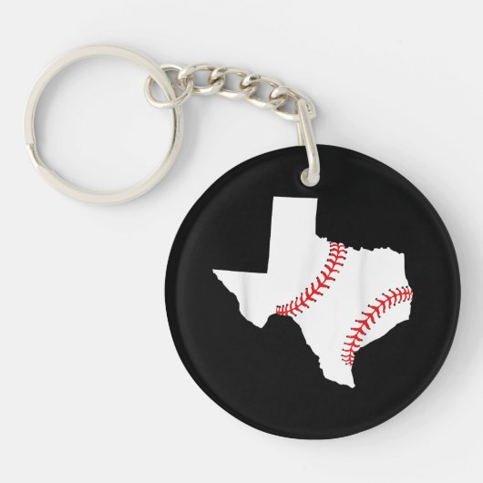 Porte-clés Texas Baseball État drôle Texas Baseball (Devant)