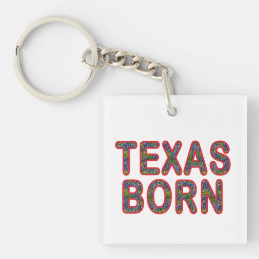 Porte-clés Texas Born Bluebonnet (Devant)