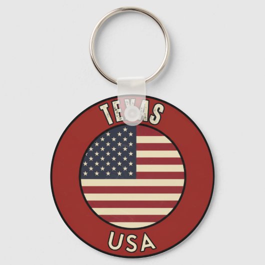 Porte-clés Texas États-Unis d'Amérique (Recto)