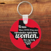 Porte-clés Texas Feminist Virus Personnalisé (Recto)