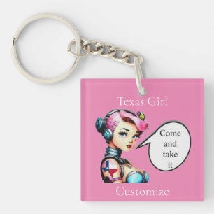 Porte-clés Texas Girl Thunder_Cove
