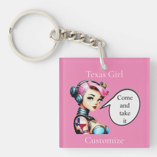 Porte-clés Texas Girl Thunder_Cove (Devant)