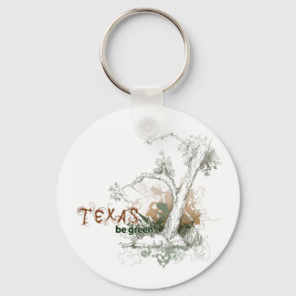 Porte-clés Texas Green Tree Keychain