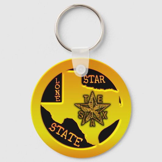 Porte-clés Texas Lone Star (Recto)