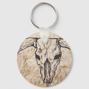 Porte-clés Texas Longhorn Bull Skull