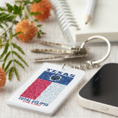 Porte-clés Texas Total Eclipse Porte - clé acrylique (Devant droit)