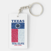 Porte-clés Texas Total Eclipse Porte - clé acrylique (Dos)