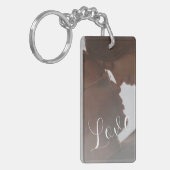 Porte-clés Text Photo and personalised photo collage keychain (Devant gauche)