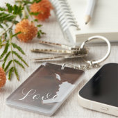 Porte-clés Text Photo and personalised photo collage keychain (Devant droit)