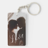 Porte-clés Text Photo and personalised photo collage keychain (Dos)