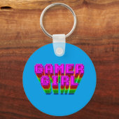 Porte-clés Texte de la fille du joueur (Recto)