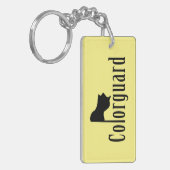 Porte-clés Texte de l'indicateur de couleur (Devant gauche)