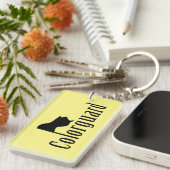 Porte-clés Texte de l'indicateur de couleur (Devant droit)