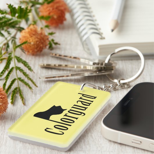 Porte-clés Texte de l'indicateur de couleur (Devant droit)