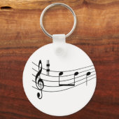 Porte-clés Texte de musique (Recto)