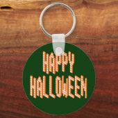 Porte-clés Texte du blox d'Halloween (Recto)