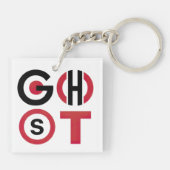 Porte-clés Texte du fantôme (Dos)