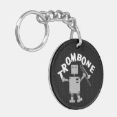 Porte-clés Texte du robot de bombardement (Devant gauche)