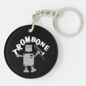 Porte-clés Texte du robot de bombardement (Dos)