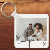 Porte-clés Texte Et Photo Personnalisés (Recto)