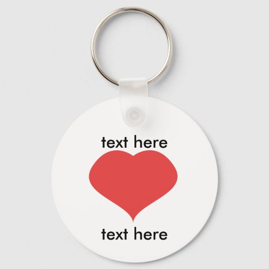 Porte-clés texte LOVE (Recto)