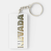 Porte-clés Texte ou typographie du Nevada (Dos)
