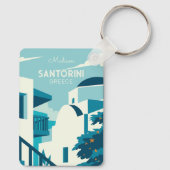 Porte-clés Texte personnalisé Grèce (Verso)