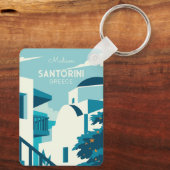 Porte-clés Texte personnalisé Grèce (Verso)