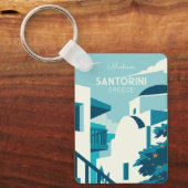 Porte-clés Texte personnalisé Grèce (Recto)