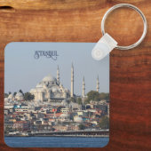 Porte-clés Texte personnalisé Istanbul (Verso)