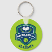 Porte-clés Texte personnalisé Pickleball 2 côtés (Recto)