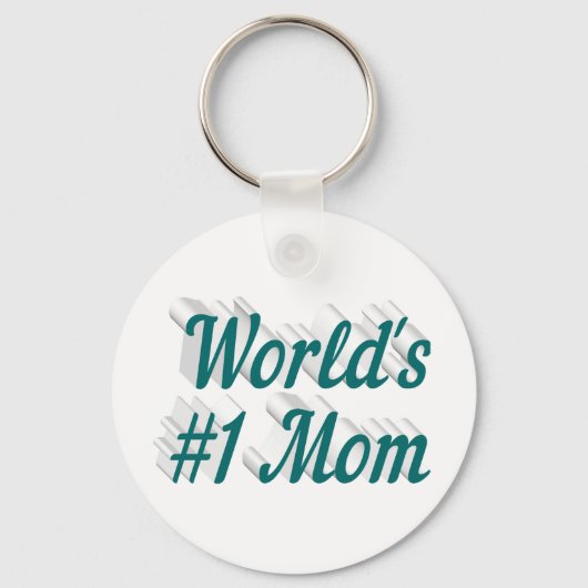 Porte-clés Texte vert maman (Verso)