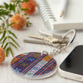 Porte-clés Textile bhoutanais (Devant droit)