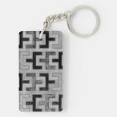 Porte-clés Textile de Mudcloth d'Africain avec les motifs (Dos)