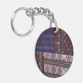 Porte-clés Textiles colorés du Bhoutan (Devant gauche)