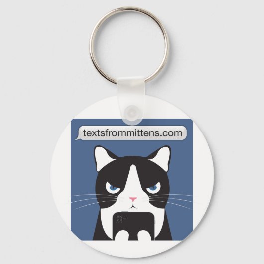 Porte-clés Texts from Mittens Basic Keychain (Recto)