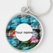 Porte-clés Texture colorée (Devant)