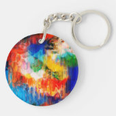 Porte-clés Texture colorée (Dos)