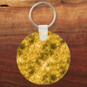 Porte-clés Texture crumplée jaune (Recto)