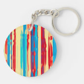 Porte-clés Texture d'aquarelles (Dos)