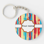 Porte-clés Texture d'aquarelles (Devant)