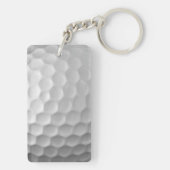 Porte-clés Texture de balle de golf blanche gaufree (Dos)