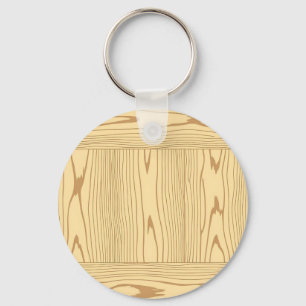 Porte-clés Texture de grain de bois de chêne clair minimalist