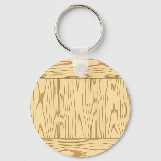Porte-clés Texture de grain de bois de chêne clair minimalist (Recto)