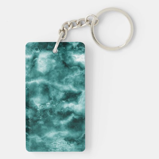 Porte-clés Texture de marbre vert-foncé (Dos)