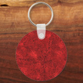 Porte-clés Texture de roche de lave rouge (Recto)
