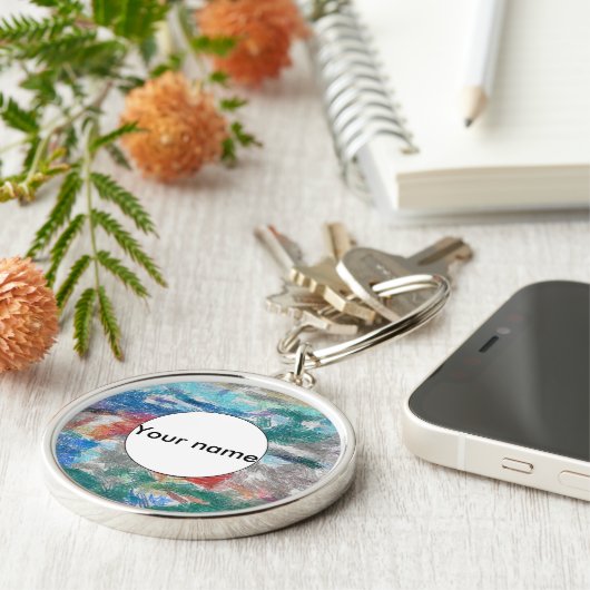 Porte-clés Texture des crayons (Côté)