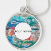 Porte-clés Texture des crayons (Devant)