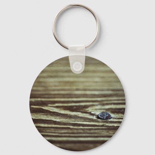 Porte-clés Texture du grain de bois par Shirley Taylor (Recto)