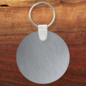 Porte-clés Texture en acier inoxydable avec éclairages (Recto)